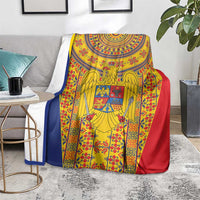 Romania Traditional Embroidery Pattern Blanket
