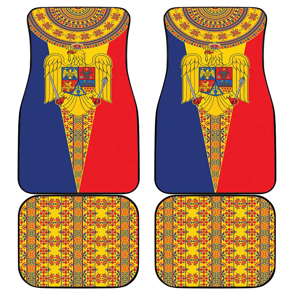 Romania Traditional Embroidery Pattern Car Mats
