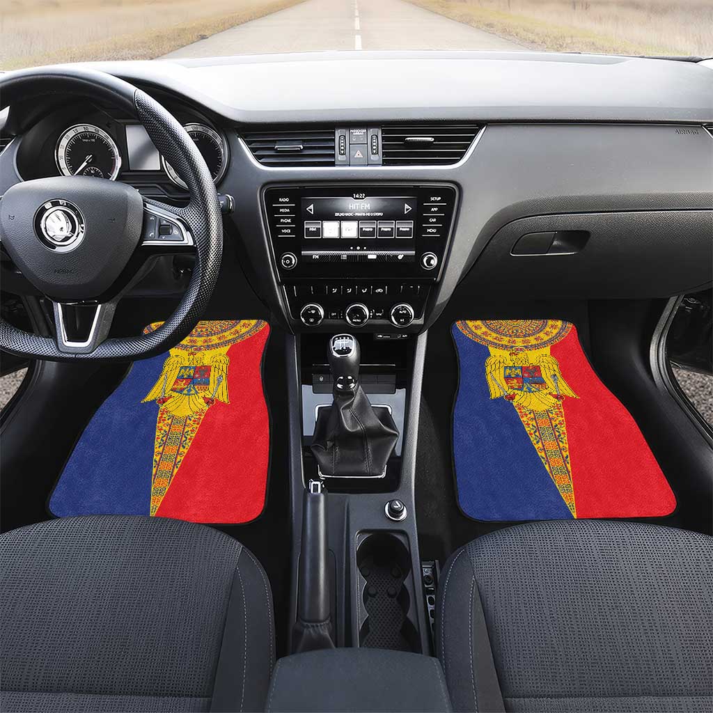 Romania Traditional Embroidery Pattern Car Mats