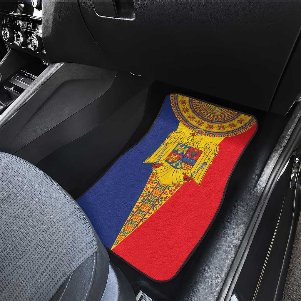 Romania Traditional Embroidery Pattern Car Mats