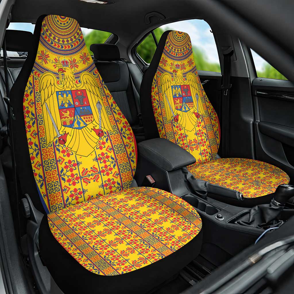 Romania Traditional Embroidery Pattern Car Seat Cover