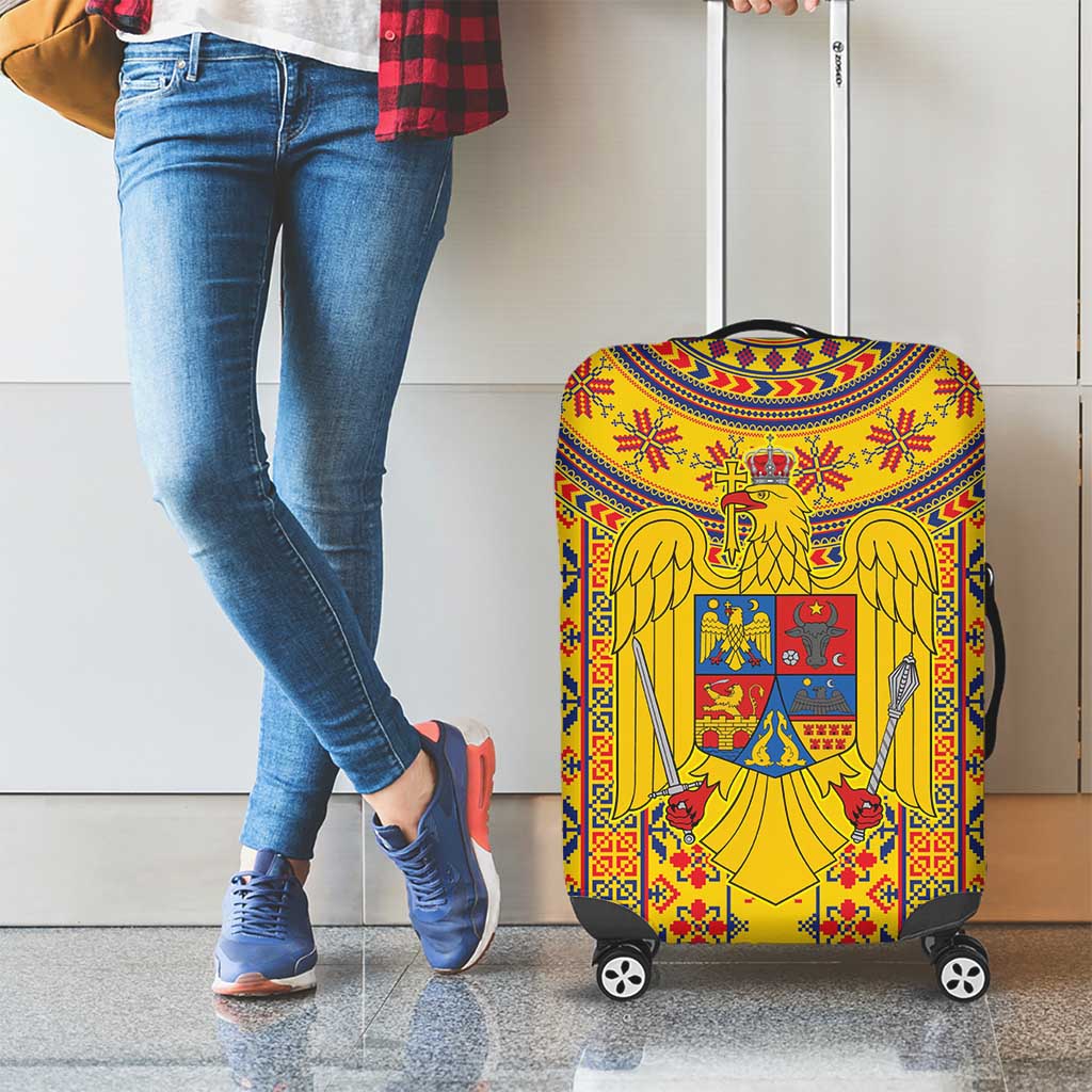 Romania Traditional Embroidery Pattern Luggage Cover