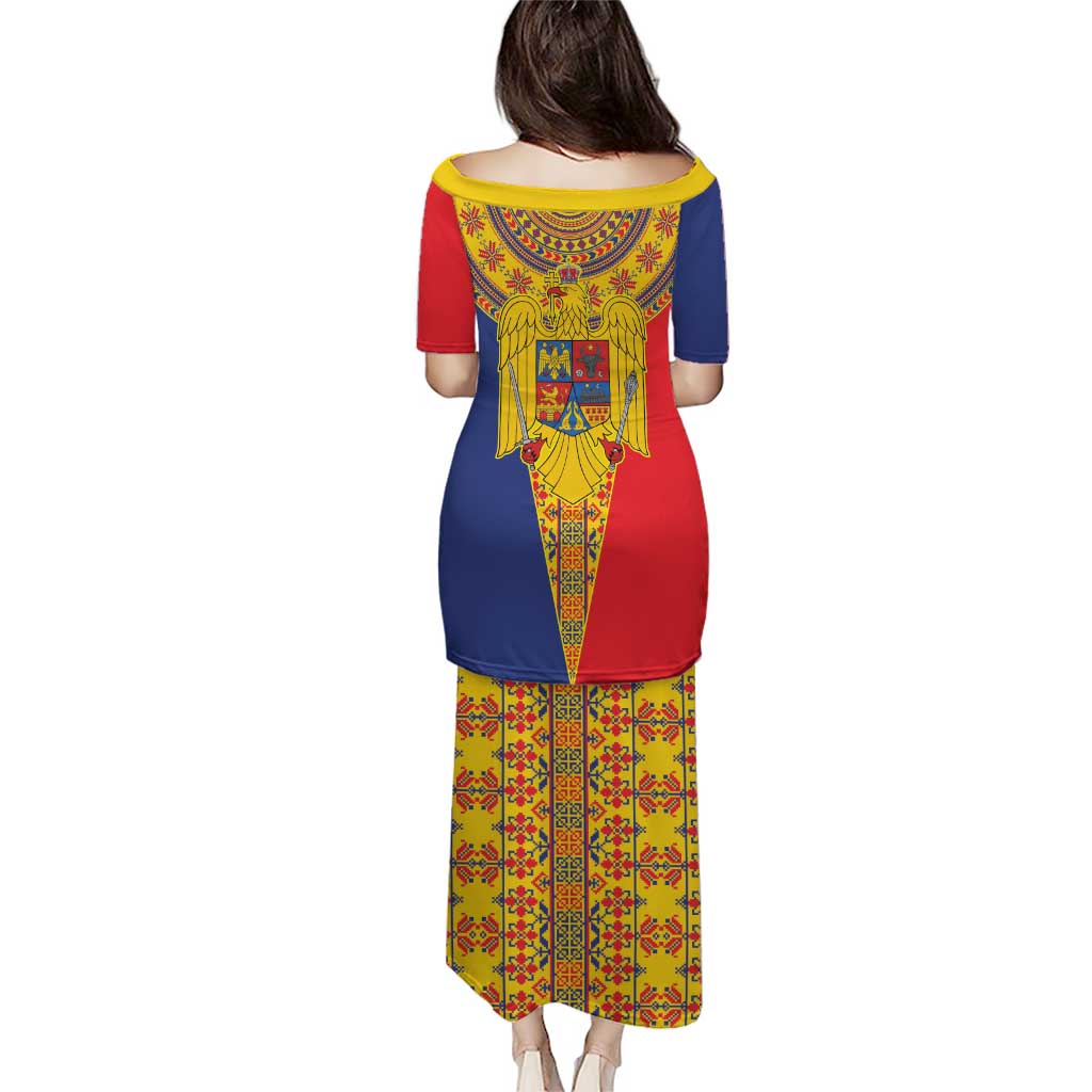 Romania Traditional Embroidery Pattern Puletasi