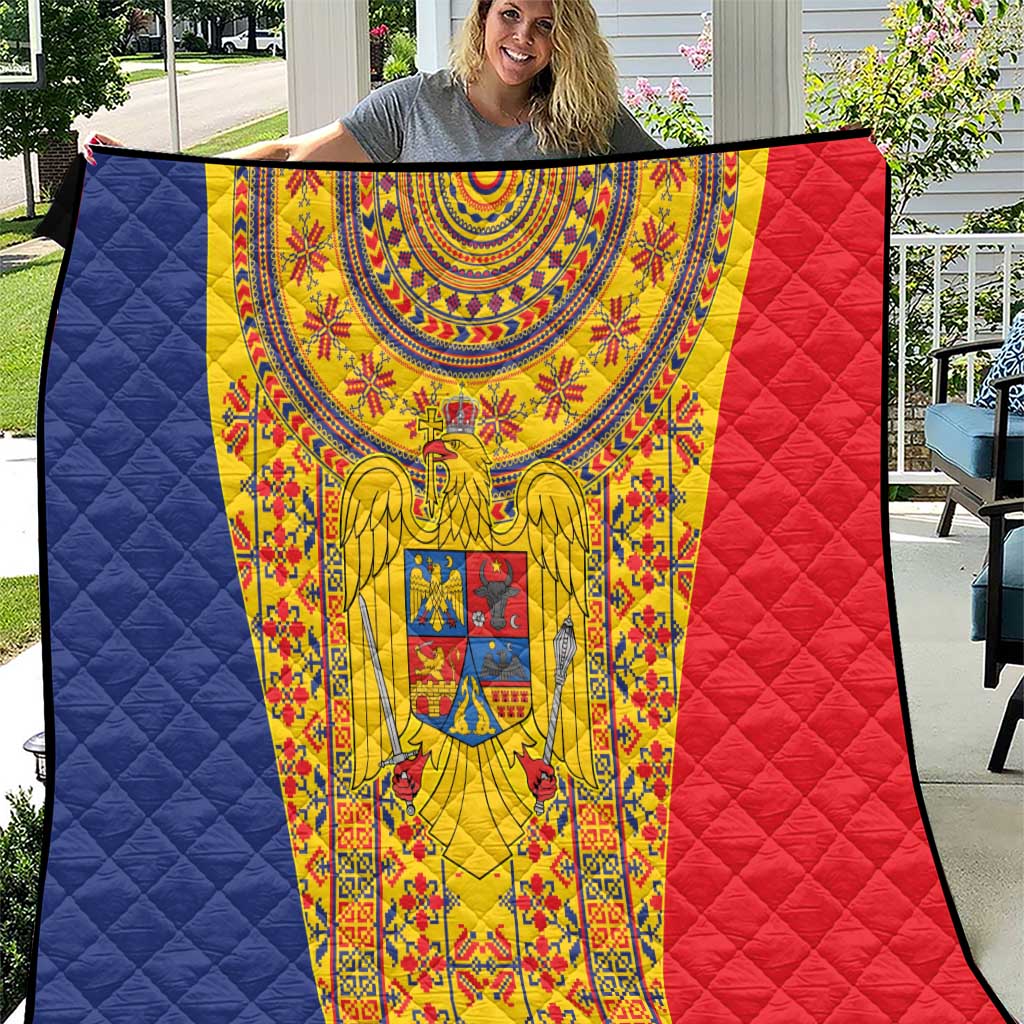 Romania Traditional Embroidery Pattern Quilt