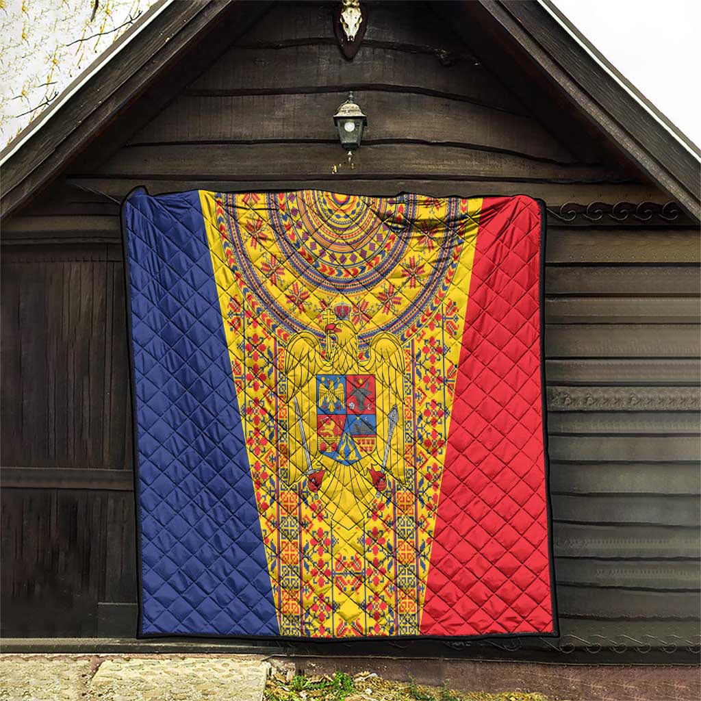 Romania Traditional Embroidery Pattern Quilt