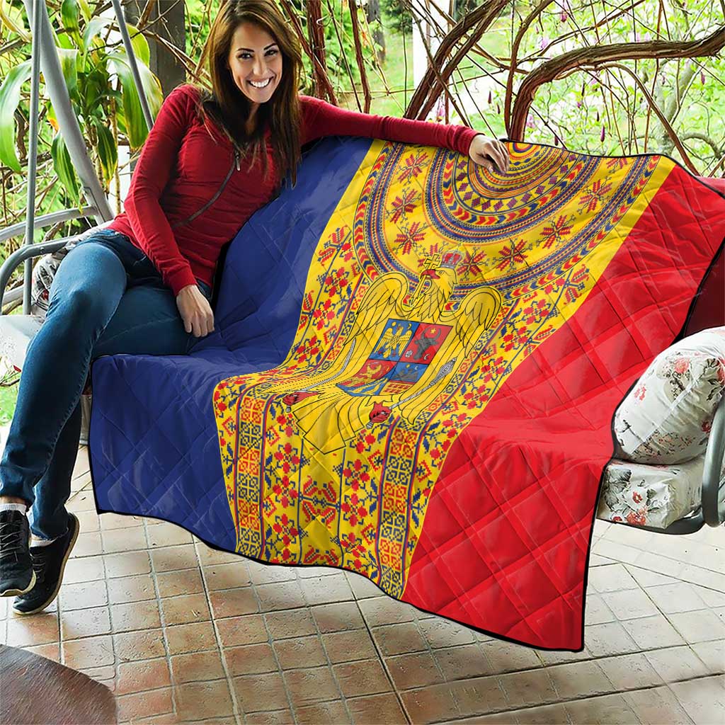Romania Traditional Embroidery Pattern Quilt