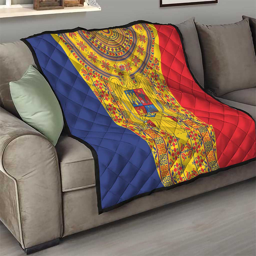 Romania Traditional Embroidery Pattern Quilt