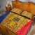 Romania Traditional Embroidery Pattern Quilt Bed Set
