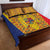Romania Traditional Embroidery Pattern Quilt Bed Set