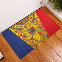 Romania Traditional Embroidery Pattern Rubber Doormat