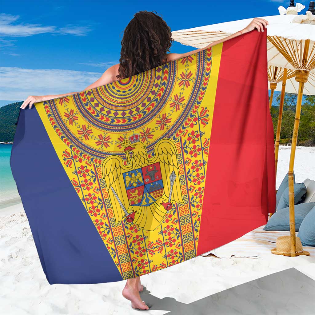 Romania Traditional Embroidery Pattern Sarong