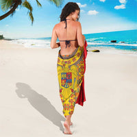 Romania Traditional Embroidery Pattern Sarong