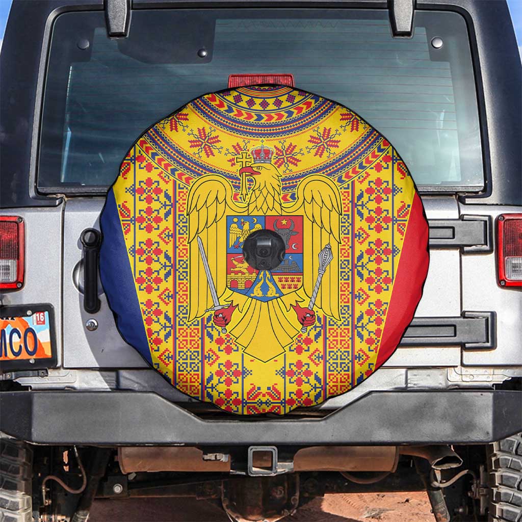 Romania Traditional Embroidery Pattern Spare Tire Cover