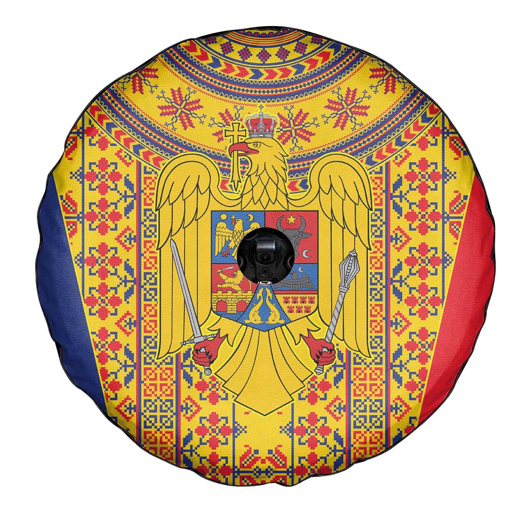 Romania Traditional Embroidery Pattern Spare Tire Cover