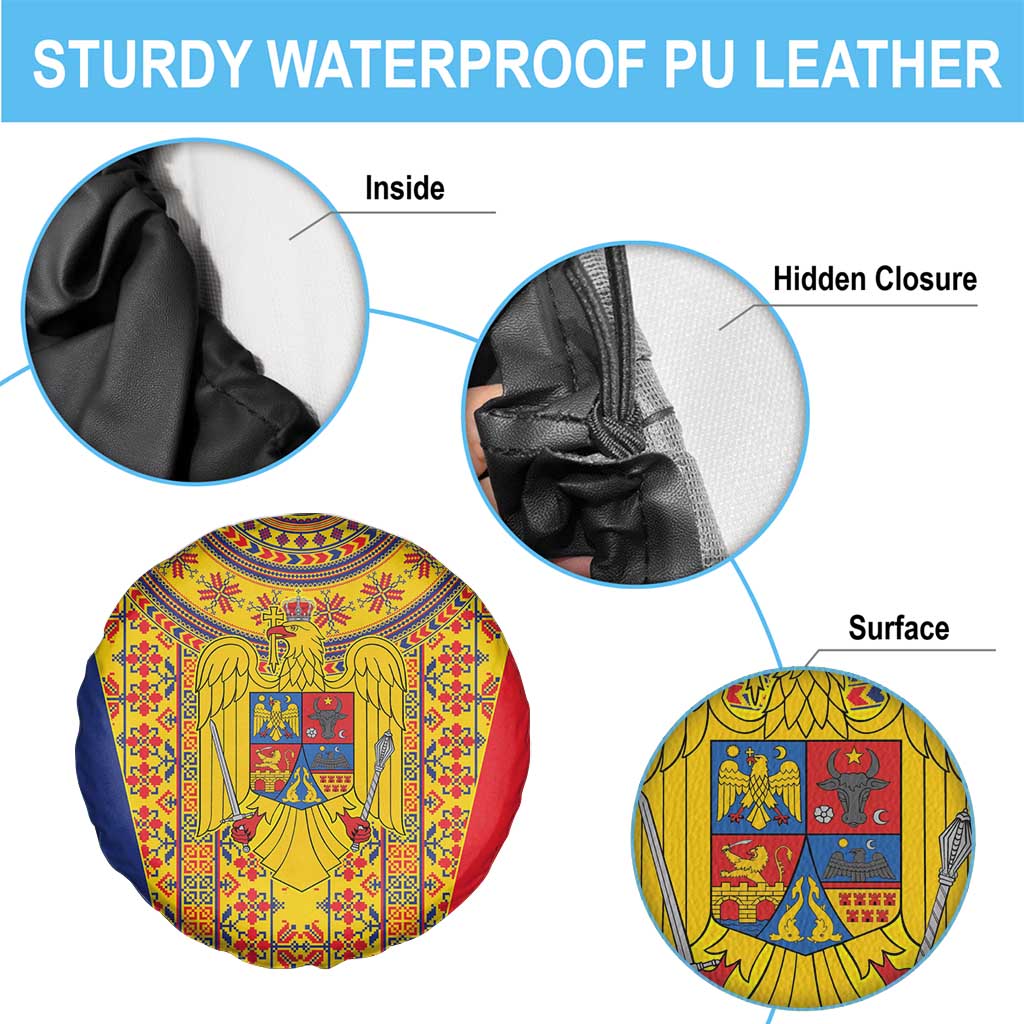 Romania Traditional Embroidery Pattern Spare Tire Cover