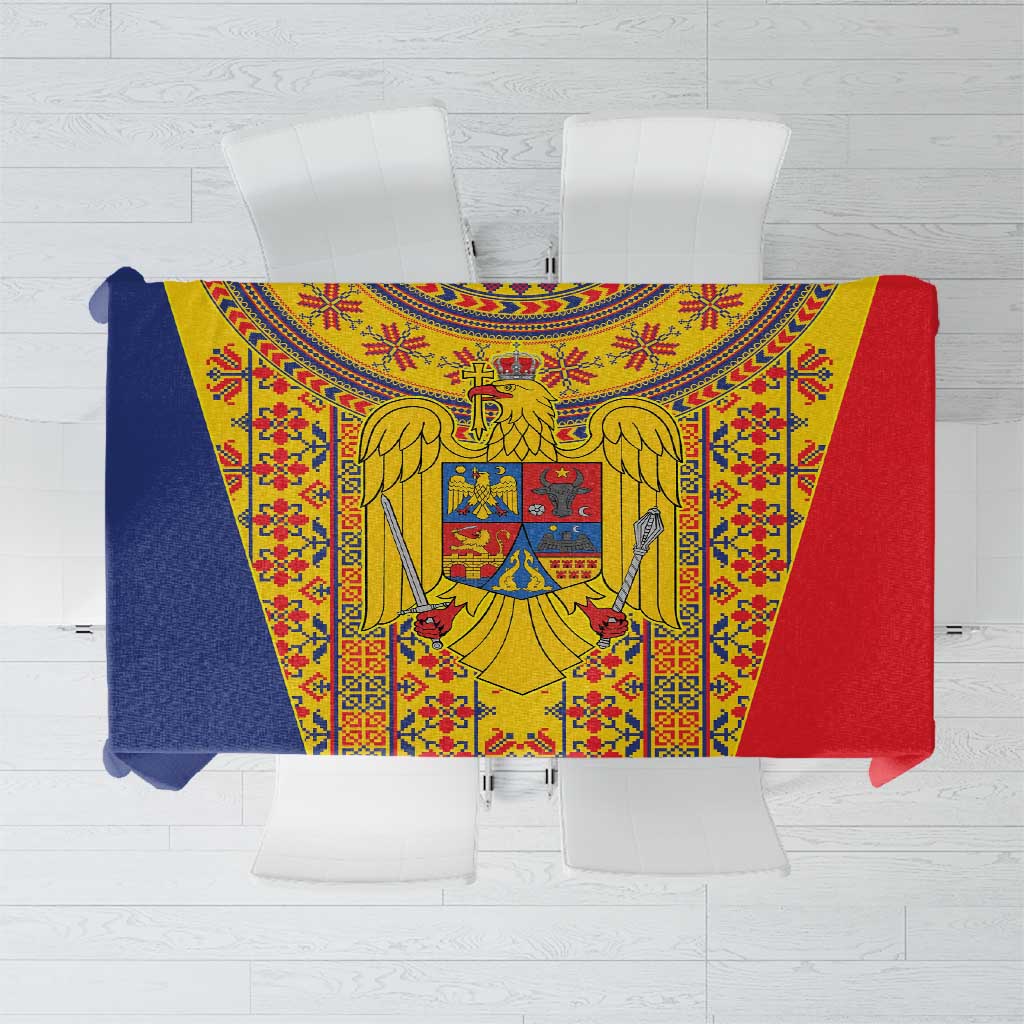 Romania Traditional Embroidery Pattern Tablecloth