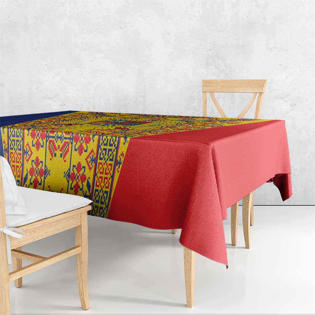 Romania Traditional Embroidery Pattern Tablecloth