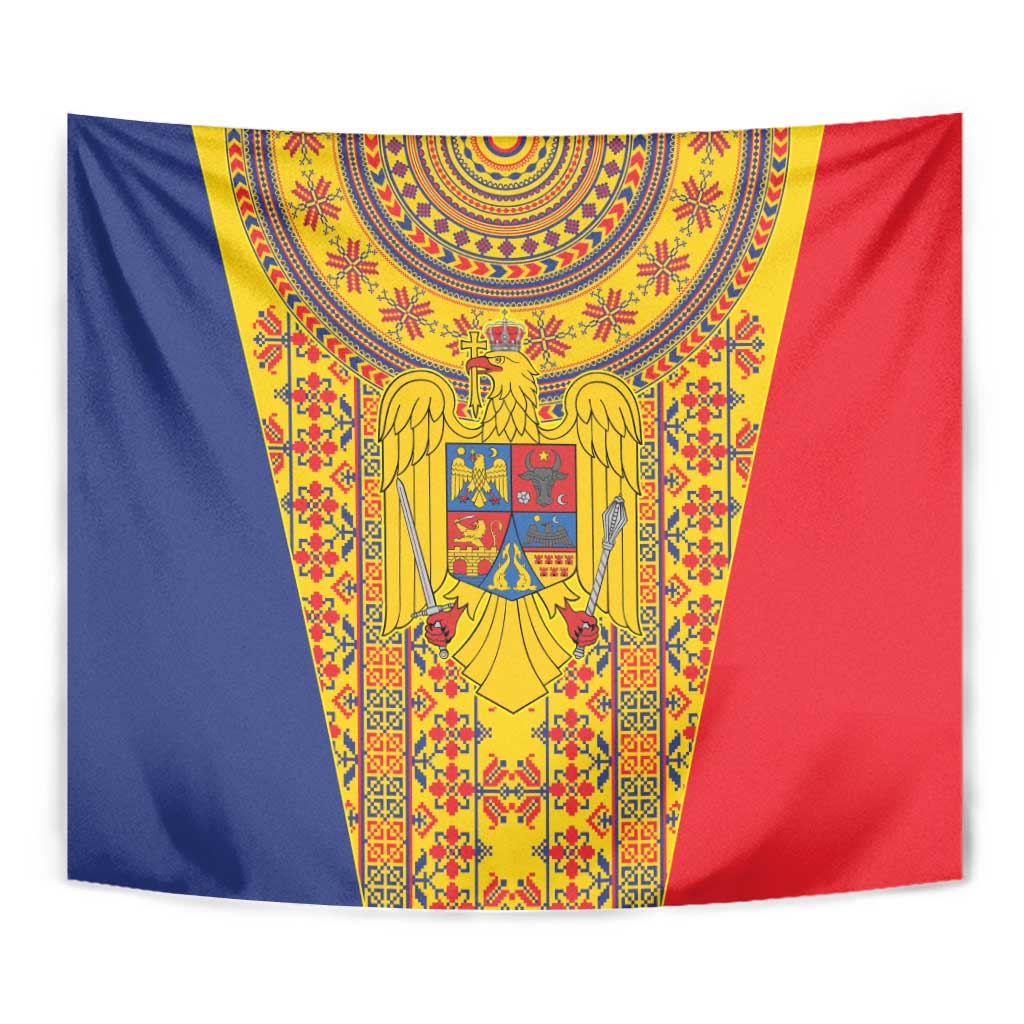 Romania Traditional Embroidery Pattern Tapestry