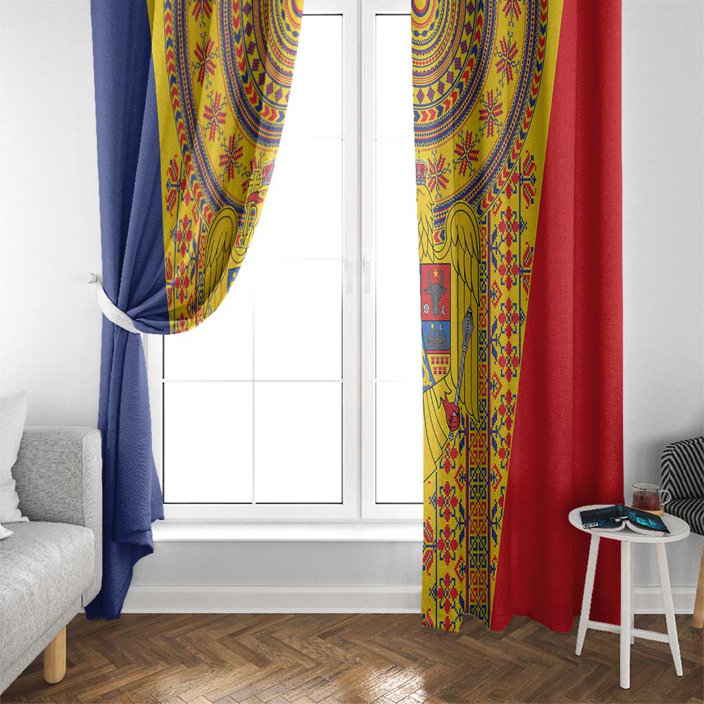 Romania Traditional Embroidery Pattern Window Curtain