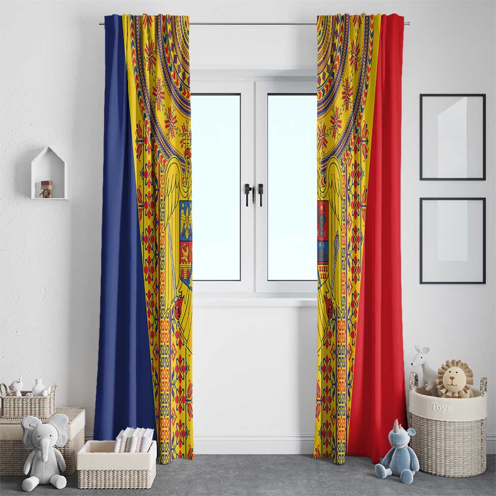 Romania Traditional Embroidery Pattern Window Curtain