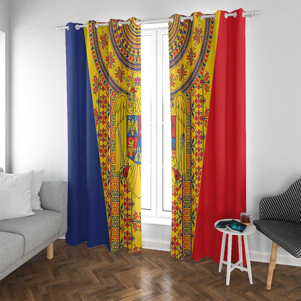Romania Traditional Embroidery Pattern Window Curtain