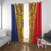 Romania Traditional Embroidery Pattern Window Curtain