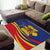 Romania Flag Day Personalized Area Rug National Golden Eagle