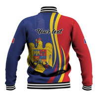 Romania Flag Day Personalized Baseball Jacket National Golden Eagle