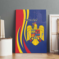 Romania Flag Day Personalized Canvas Wall Art National Golden Eagle
