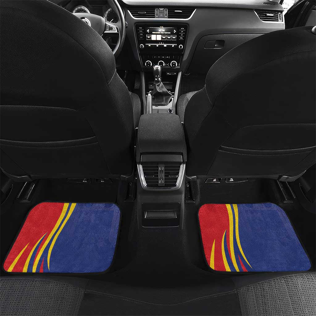Romania Flag Day Personalized Car Mats National Golden Eagle