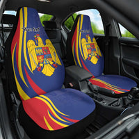Romania Flag Day Personalized Car Seat Cover National Golden Eagle