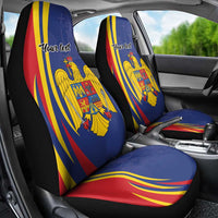 Romania Flag Day Personalized Car Seat Cover National Golden Eagle