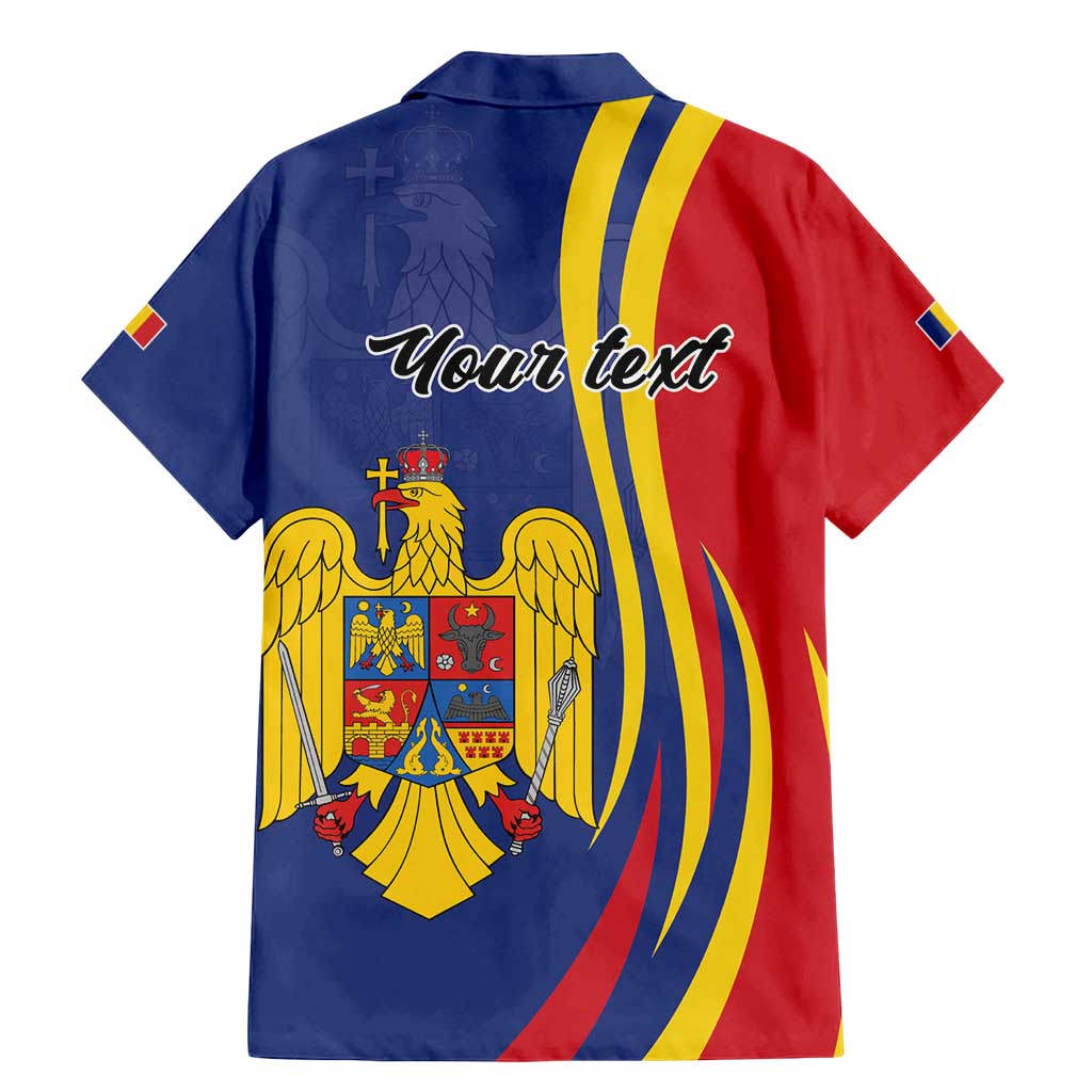 Romania Flag Day Personalized Family Matching Mermaid Dress and Hawaiian Shirt National Golden Eagle
