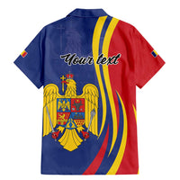 Romania Flag Day Personalized Family Matching Mermaid Dress and Hawaiian Shirt National Golden Eagle