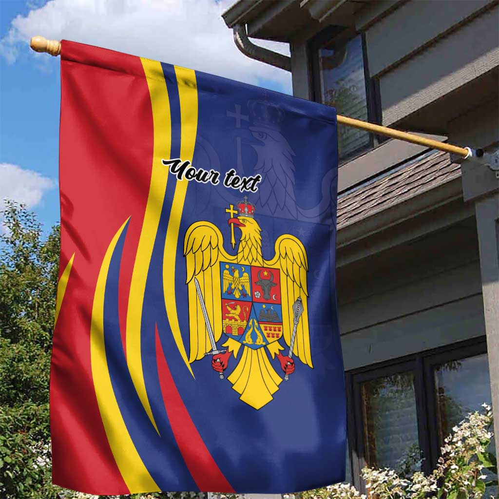 Romania Flag Day Personalized Garden Flag National Golden Eagle