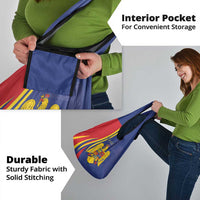 Romania Flag Day Personalized Grocery Bag National Golden Eagle