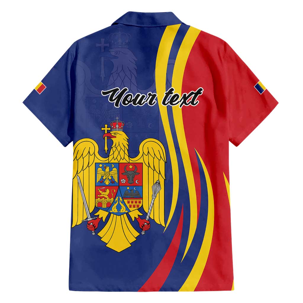 Romania Flag Day Personalized Hawaiian Shirt National Golden Eagle