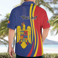 Romania Flag Day Personalized Hawaiian Shirt National Golden Eagle