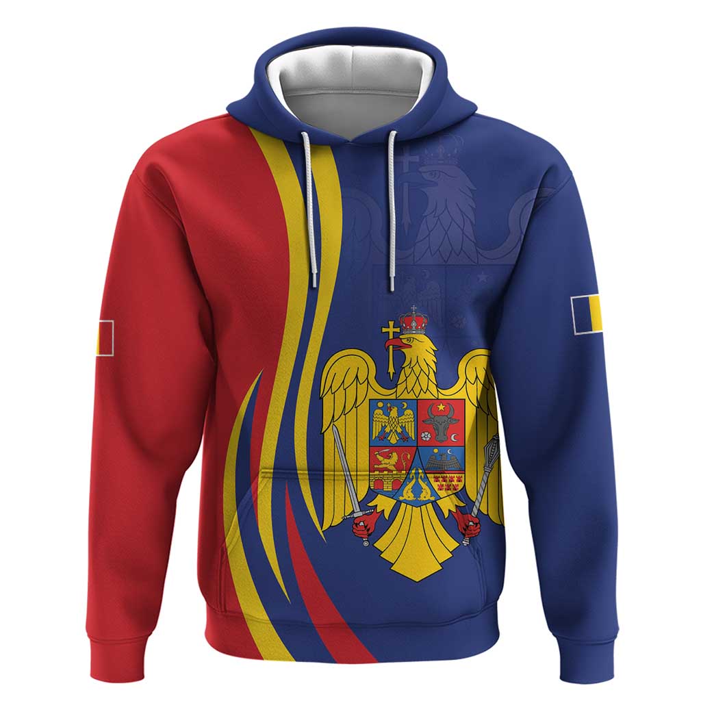 Romania Flag Day Personalized Hoodie National Golden Eagle