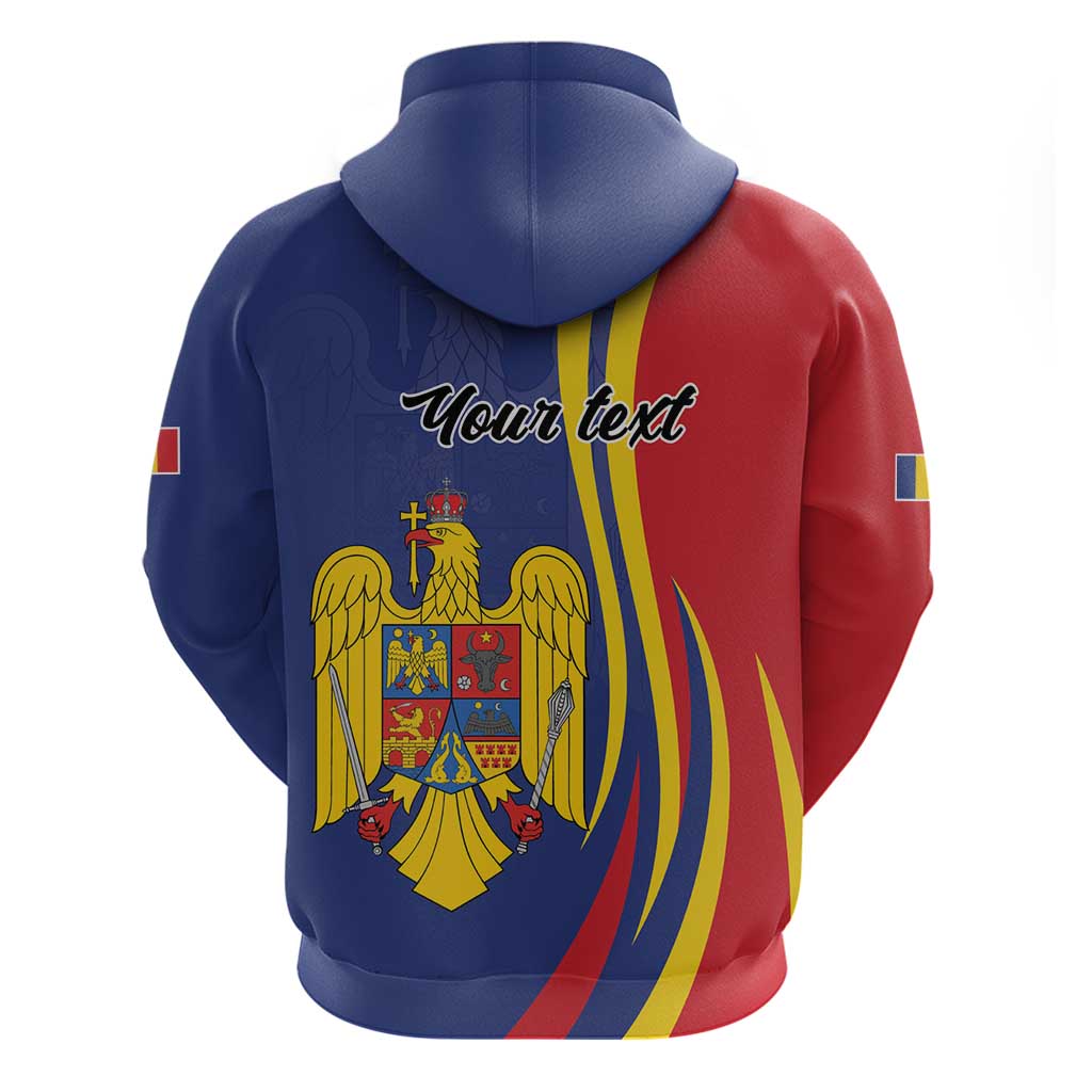 Romania Flag Day Personalized Hoodie National Golden Eagle