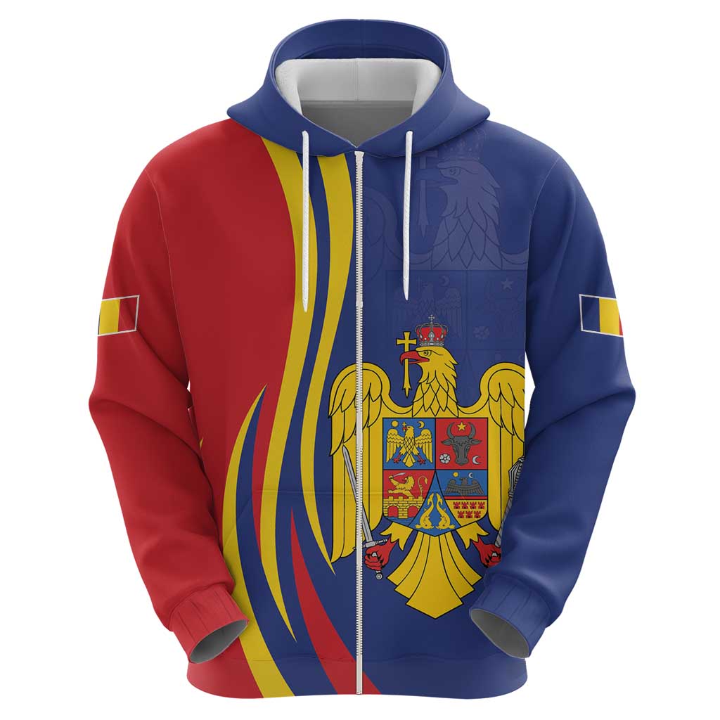 Romania Flag Day Personalized Hoodie National Golden Eagle