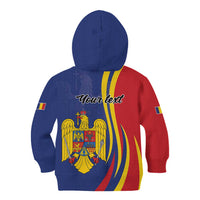 Romania Flag Day Personalized Kid Hoodie National Golden Eagle