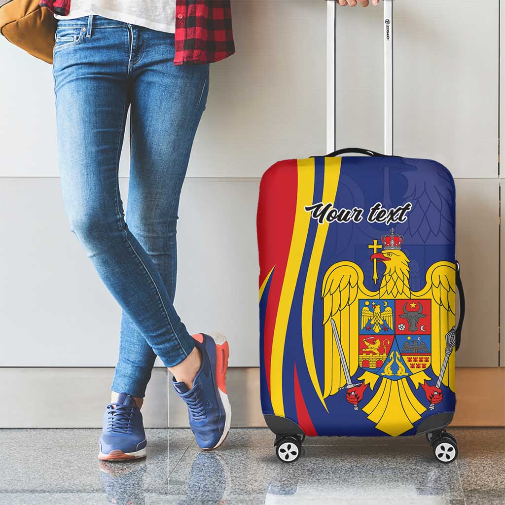 Romania Flag Day Personalized Luggage Cover National Golden Eagle