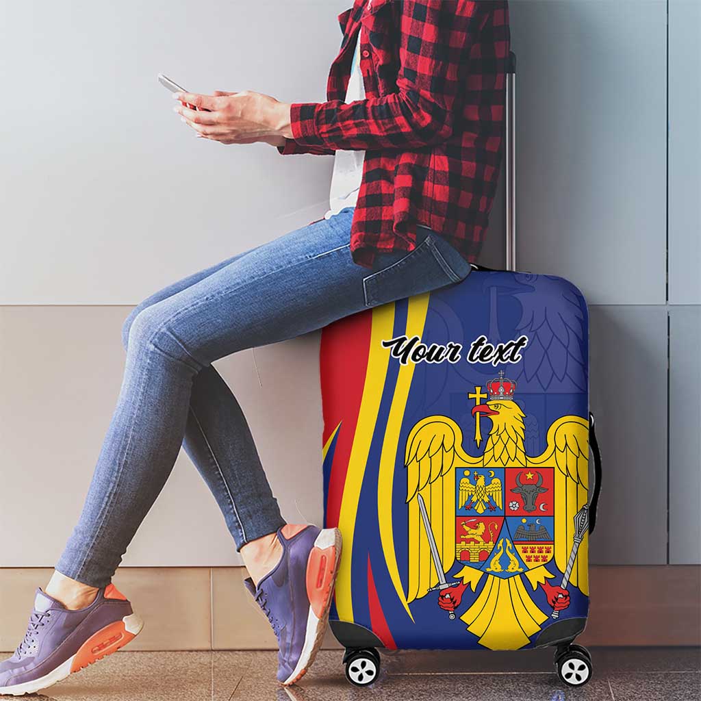 Romania Flag Day Personalized Luggage Cover National Golden Eagle