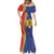 Romania Flag Day Personalized Mermaid Dress National Golden Eagle