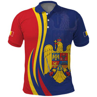 Romania Flag Day Personalized Polo Shirt National Golden Eagle
