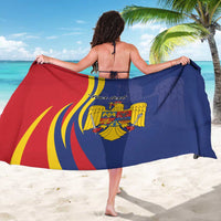 Romania Flag Day Personalized Sarong National Golden Eagle