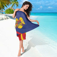 Romania Flag Day Personalized Sarong National Golden Eagle