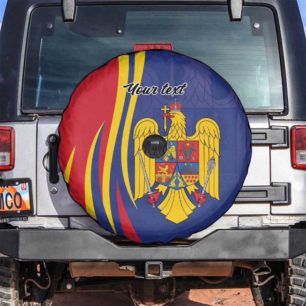 Romania Flag Day Personalized Spare Tire Cover National Golden Eagle