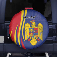 Romania Flag Day Personalized Spare Tire Cover National Golden Eagle